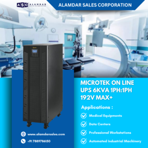 Microtek Online UPS 6KVA 1PH:1PH 192V MAX+