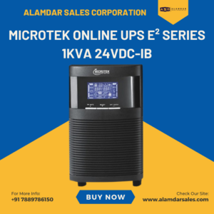 Microtek ONLINE UPS E² Series 1KVA 24VDC-IB