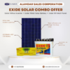 Exide Solar Combo (Exide 1100va inverter + Exide 150ah Battery + 160 Watt Pannel)