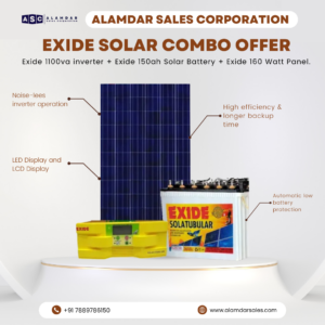 Exide Solar Panel Inverter Battery Combo Offer