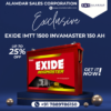 Exide Batteries in Srinagar – 150Ah INVAMASTER IMTT 1500