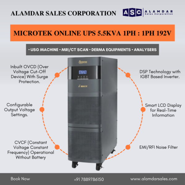 Online UPS 5.5KVA iMAXX Series power backup unit