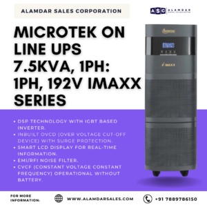 MICROTEK ON LINE UPS 7.5KVA, 1ph: 1ph, 192V iMAXX SERIES