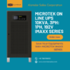 Online UPS in Srinagar – MICROTEK 10KVA iMAXX Series