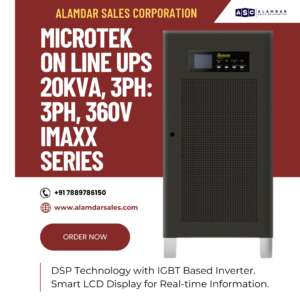 MICROTEK ON LINE UPS 20KVA, 3ph: 3ph, 360V iMAXX SERIES