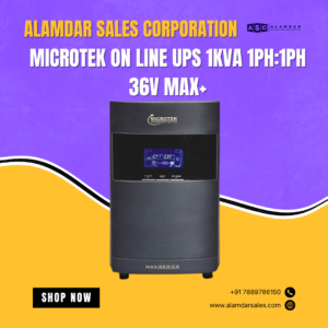 "Microtek On Line UPS 1KVA 1PH 36V MAX power backup unit