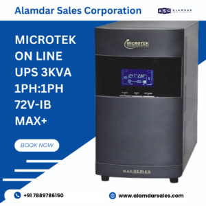 Microtek Online UPS 3KVA 72V-IB MAX+ front view