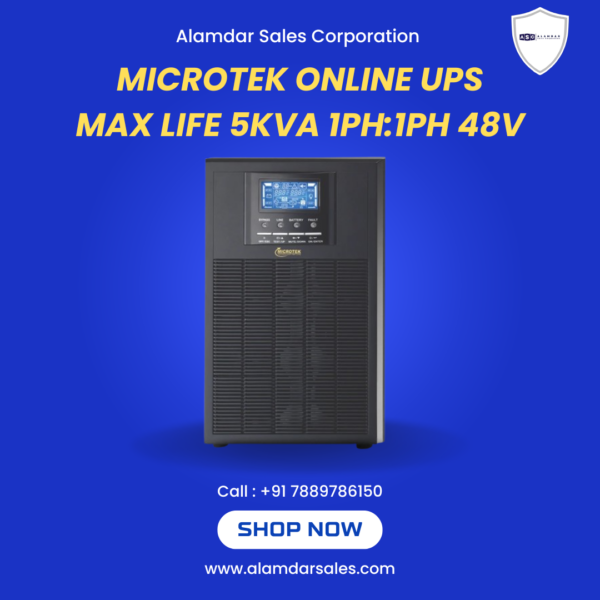 MICROTEK ONLINE UPS MAX LiFe 5KVA 1PH:1PH 48V