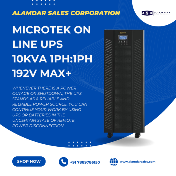 alt="Microtek Online UPS 10KVA - reliable online UPS in Kashmir"