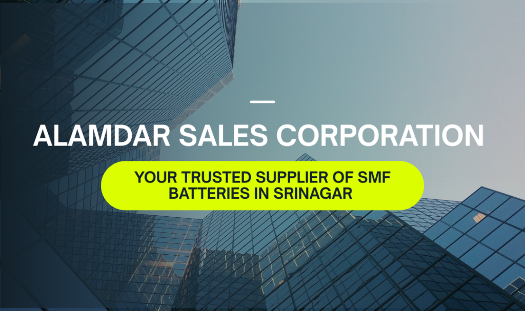 Alamdar Sales Corporation store – trusted supplier of SMF batteries in Srinagar