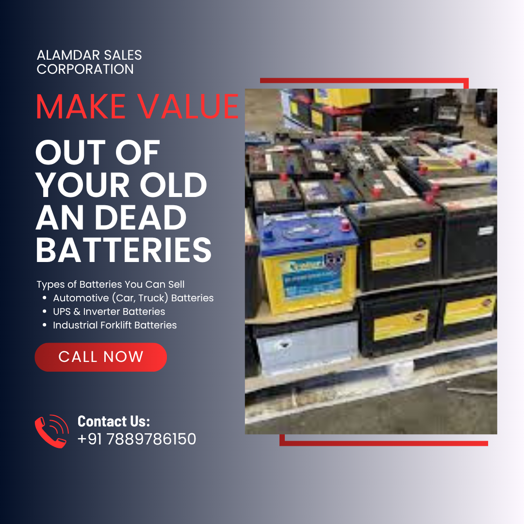 Alamdar Sales Corporation helps you sell old batteries in Kashmir at the best rates.