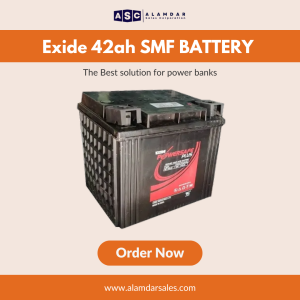 Exide 42Ah SMF/VRLA Battery – Maintenance-free power backup available in Srinagar