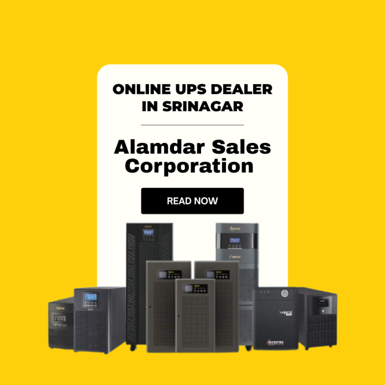 Alamdar Sales Corporation office – trusted online UPS dealer in Srinagar