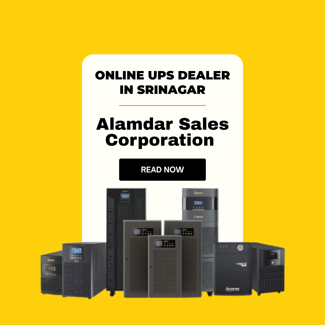 Alamdar Sales Corporation office – trusted online UPS dealer in Srinagar