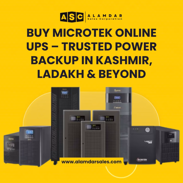 Buy Microtek Online UPS in Kashmir and Ladakh for home and commercial power backup