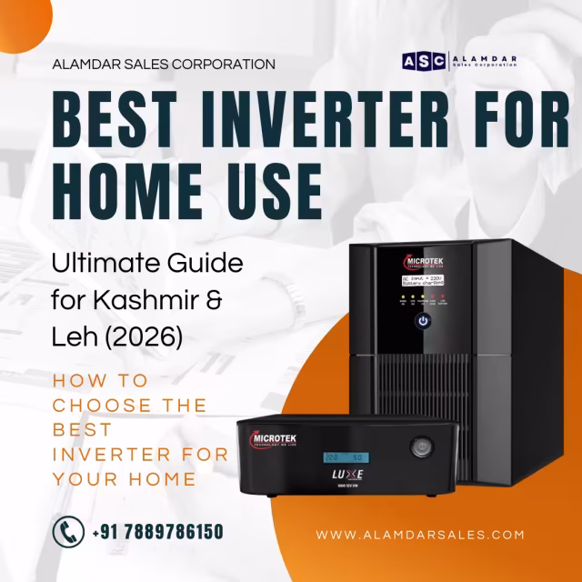 “Best home inverter for uninterrupted power in Kashmir”